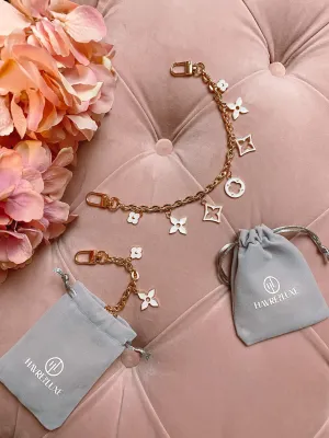 Blanc Fleur Handbag Charm