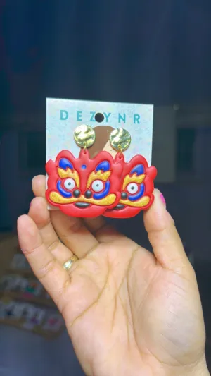 Blue Chinese Lion