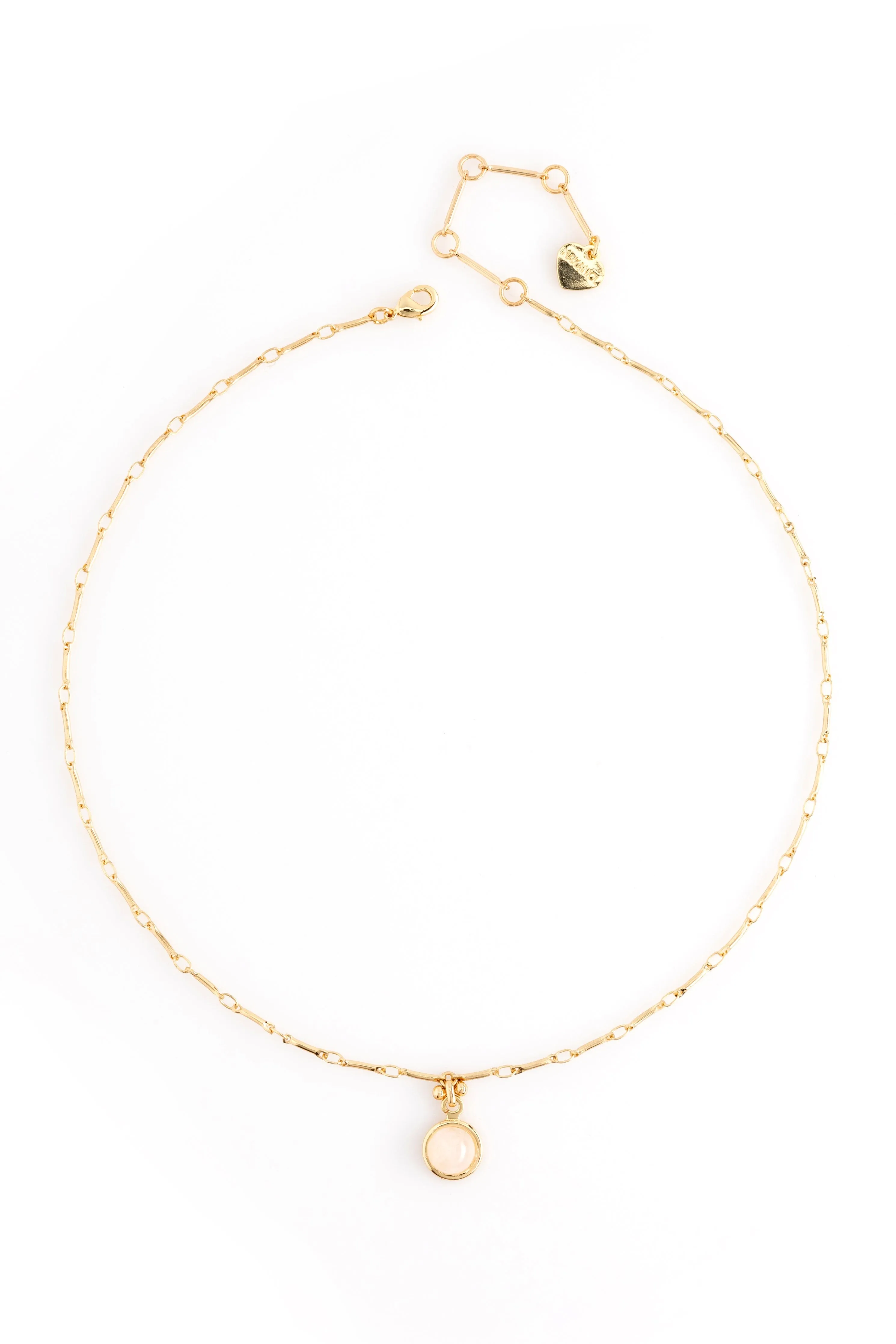 Blush Coin Pendant Necklace