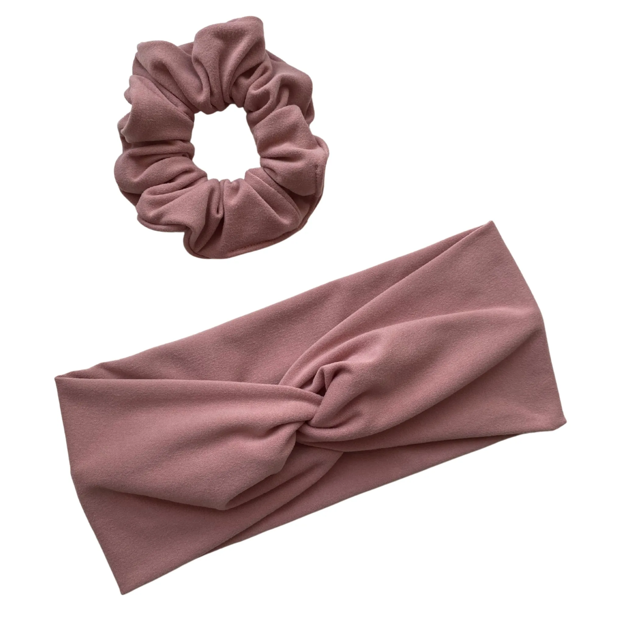 Blush Pink Matte Faux Knot Headband