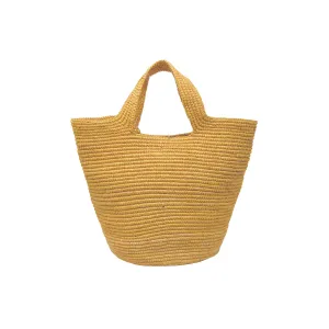 “Bolso Playero” Soft Woven Straw Carryall