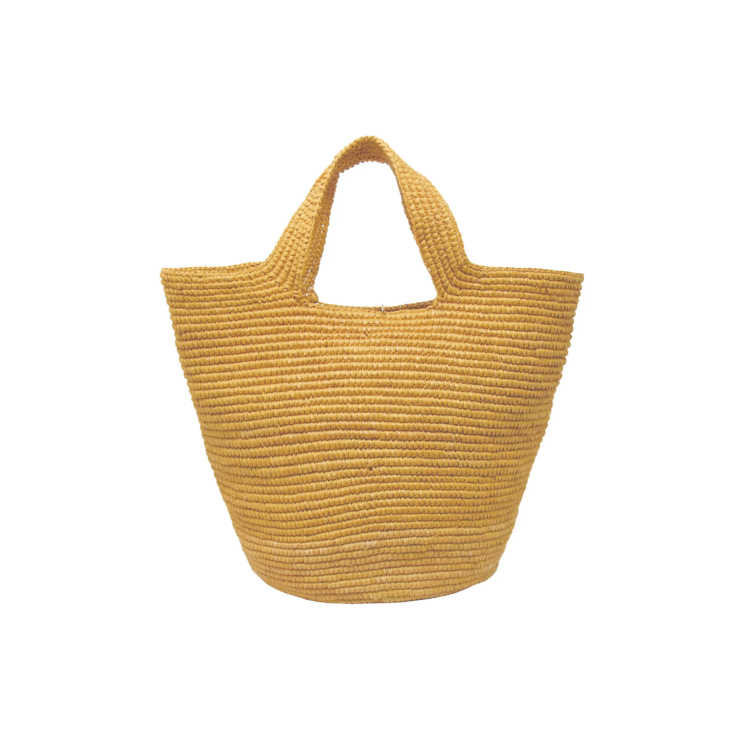 “Bolso Playero” Soft Woven Straw Carryall
