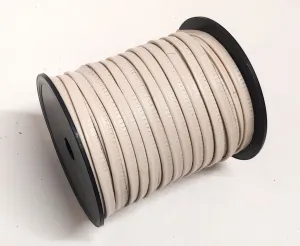 Bone Slashed Cowhide Leather Cord Piping  5/16" (3 yds) 2095XCB