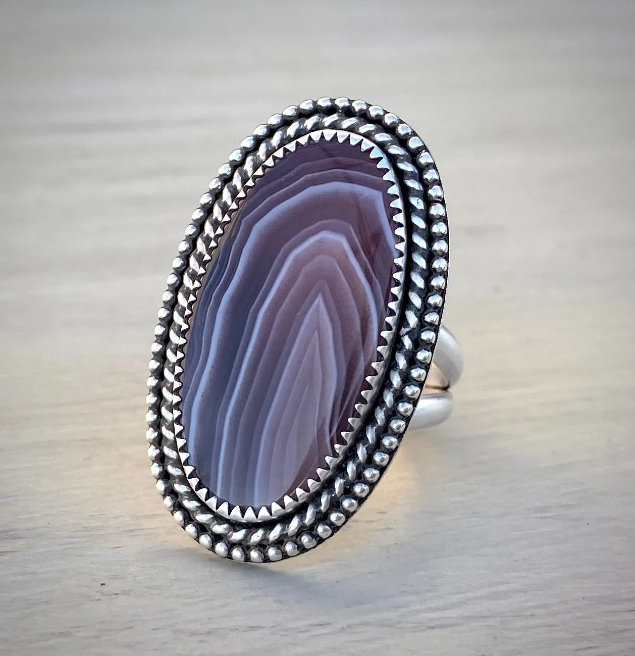 Botswana Agate Ring