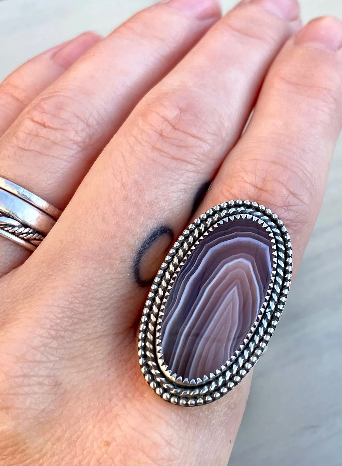 Botswana Agate Ring