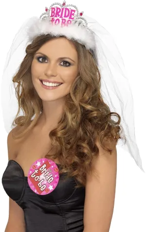 Bride to Be Tiara with Veil