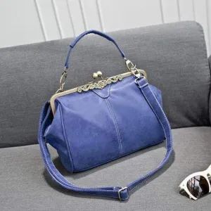 British Vintage Hardware Matte Women Messenger Bags