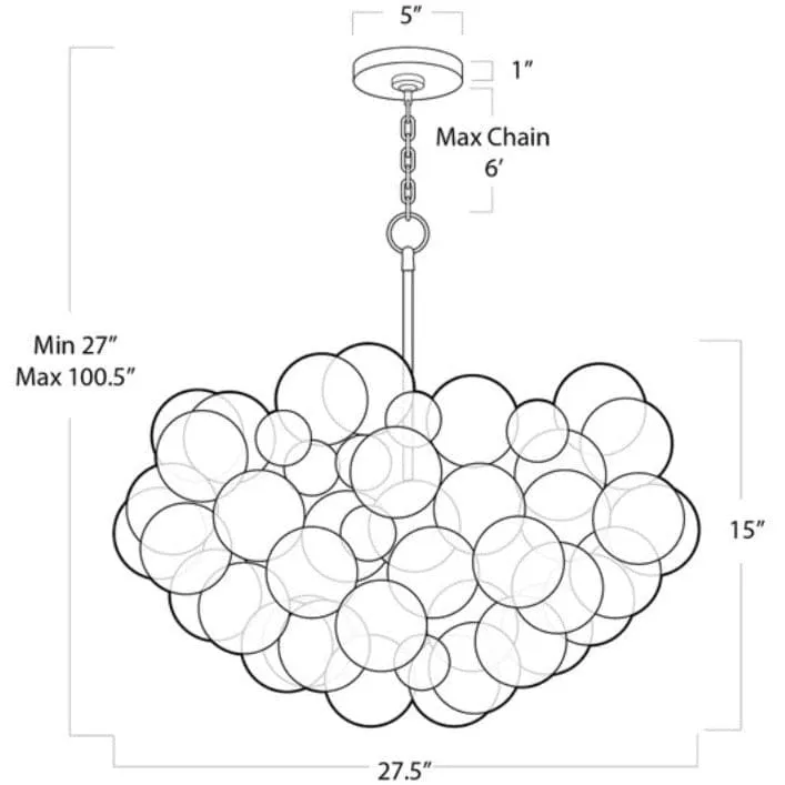 Bubbles Chandelier