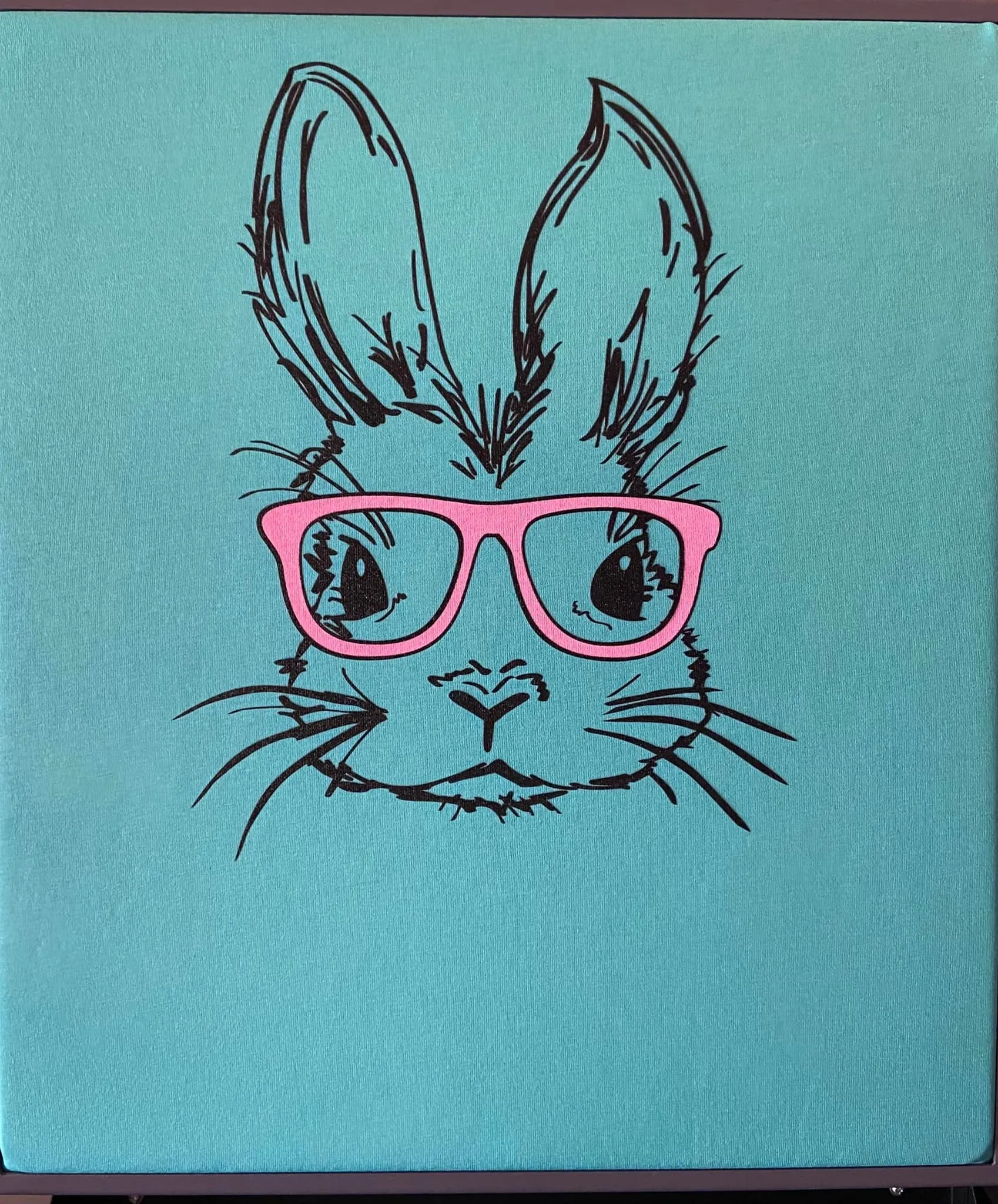 Bunny W/ Pink Glasses TEE - DTG (ETA 2 Weeks)