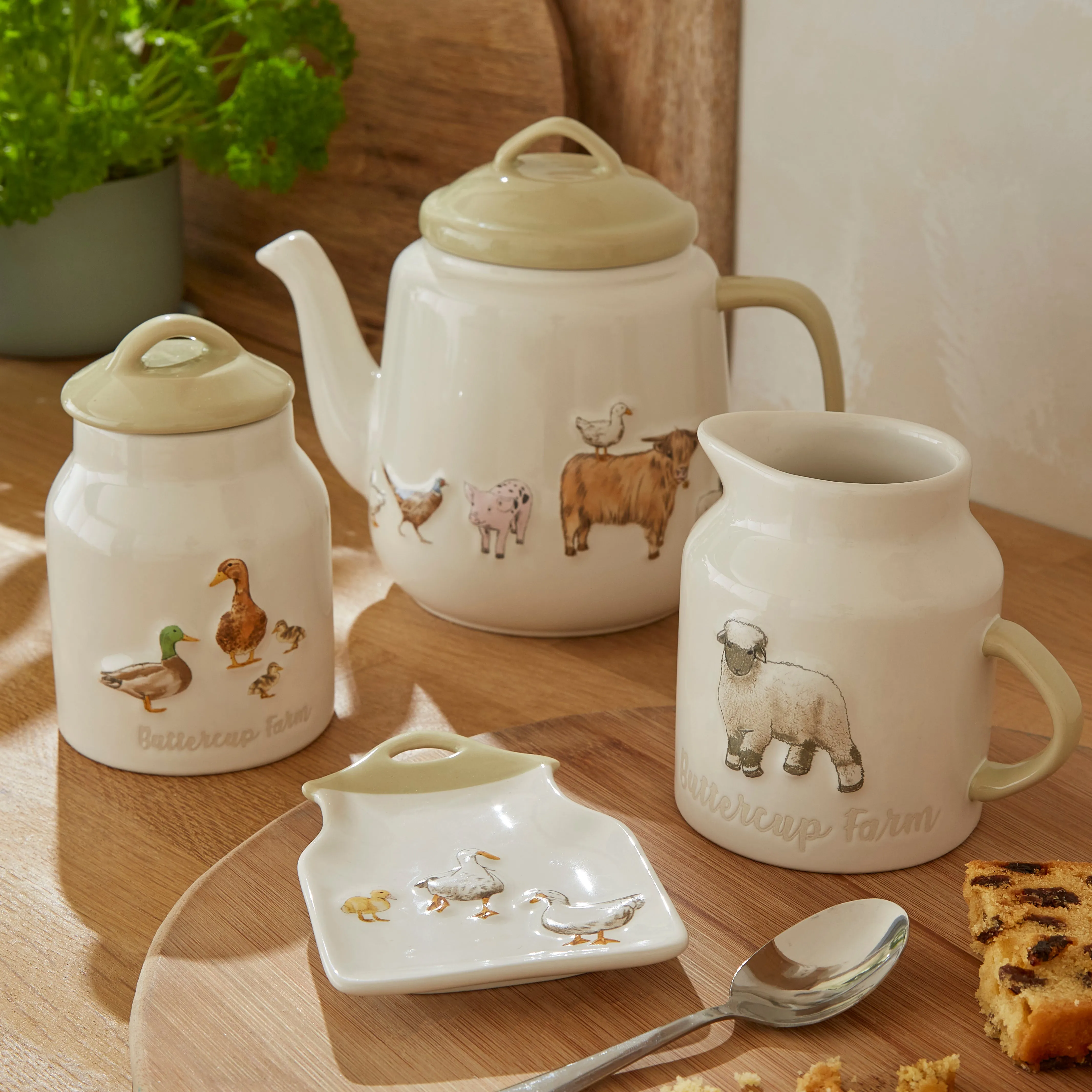Buttercup Farm Ceramic Tea Bag Tidy