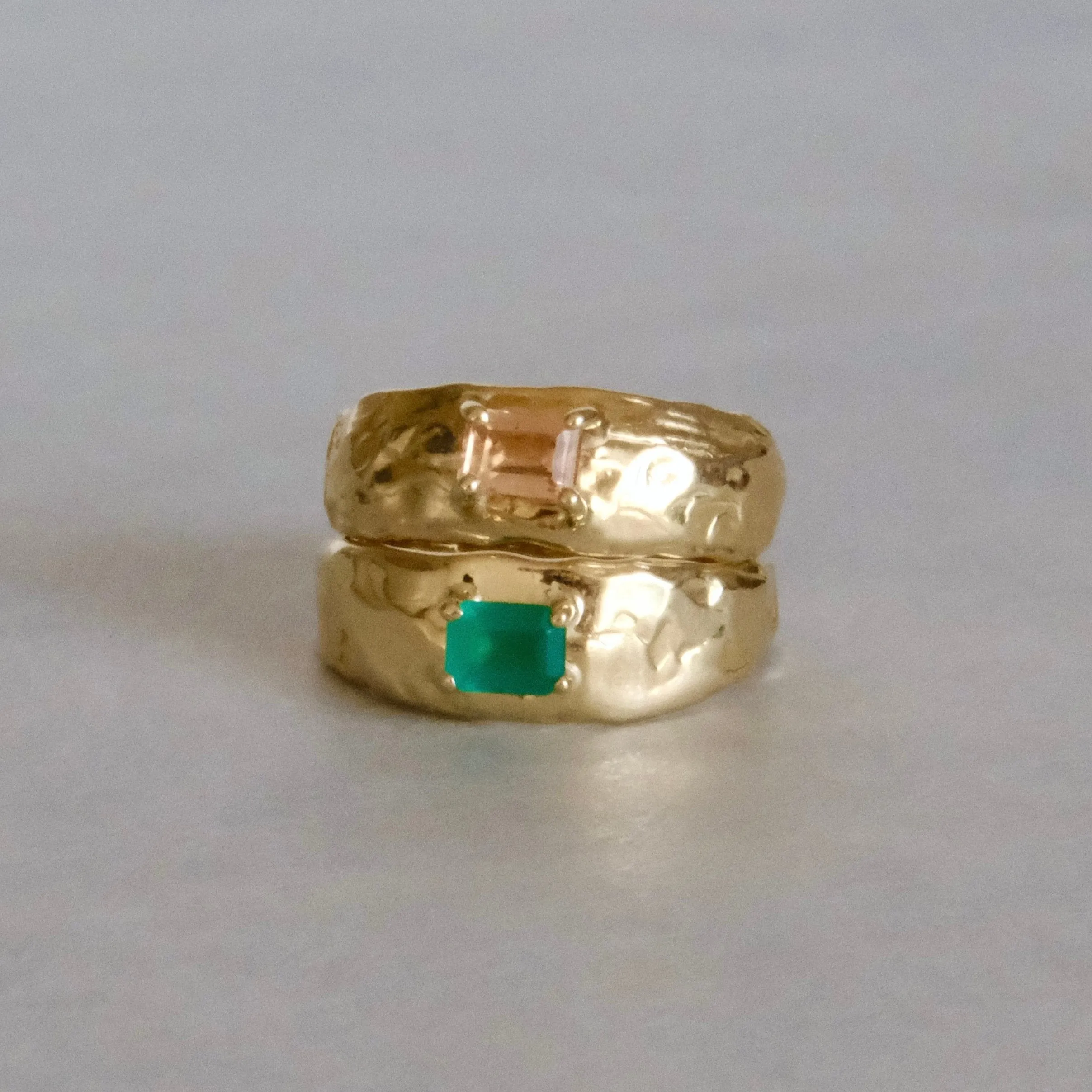 calypso ring - emerald
