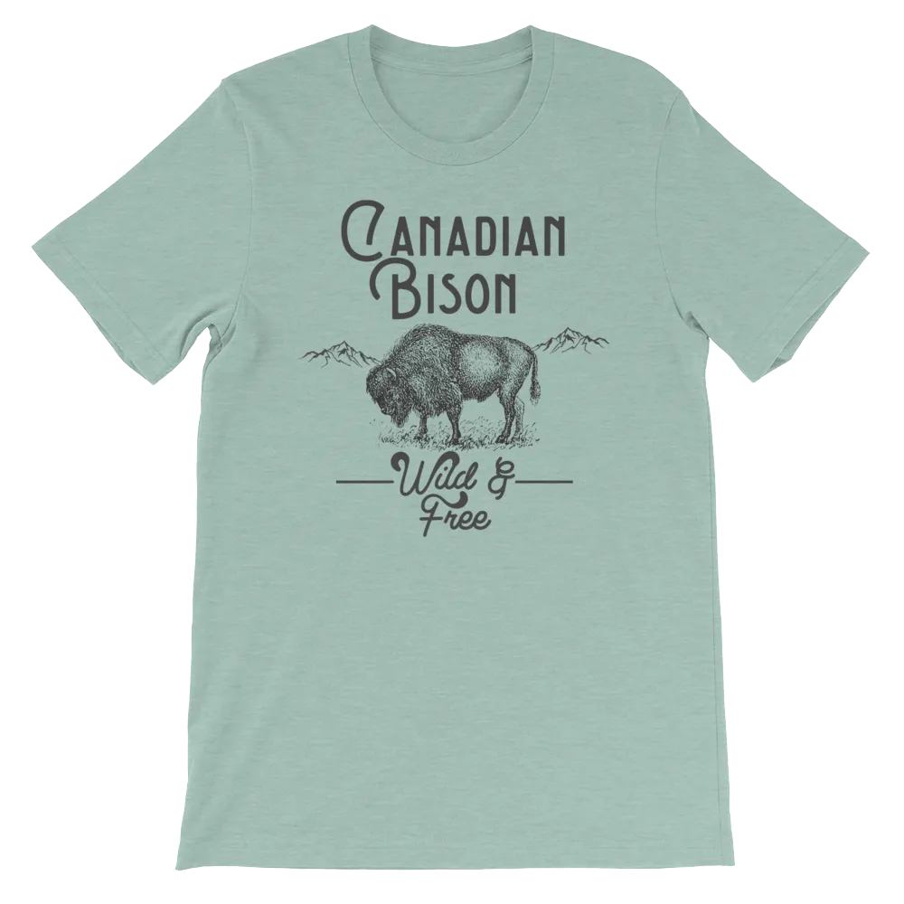 Canadian Bison Wild & Free Tee