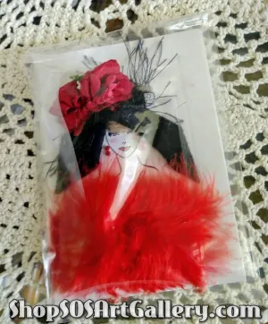 CARDS: Handcrafted Glam Greeting Card by Local Artisan