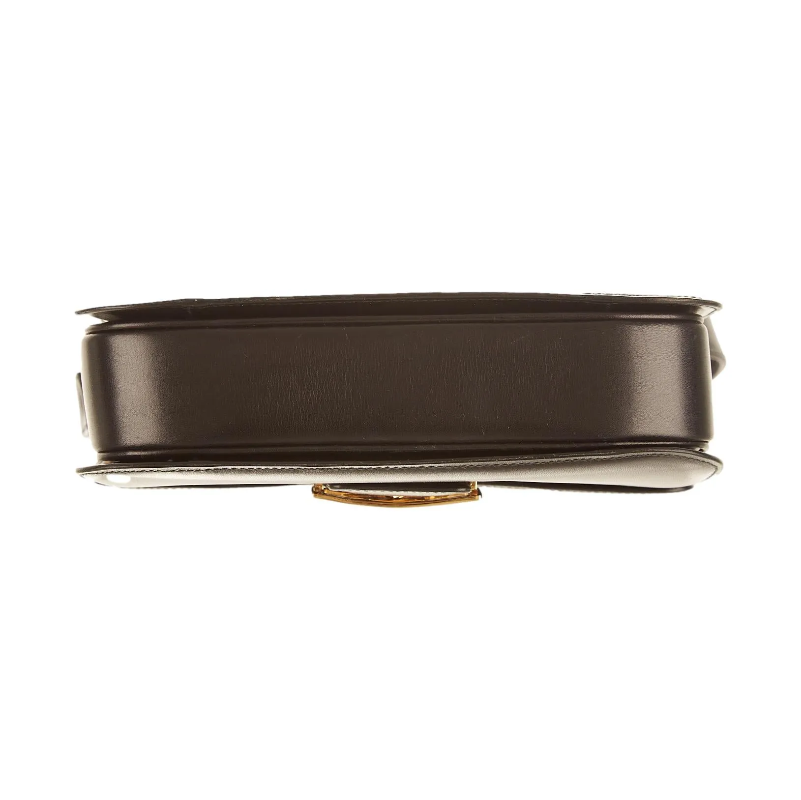 Celine Black Horse Logo Shoulder Bag