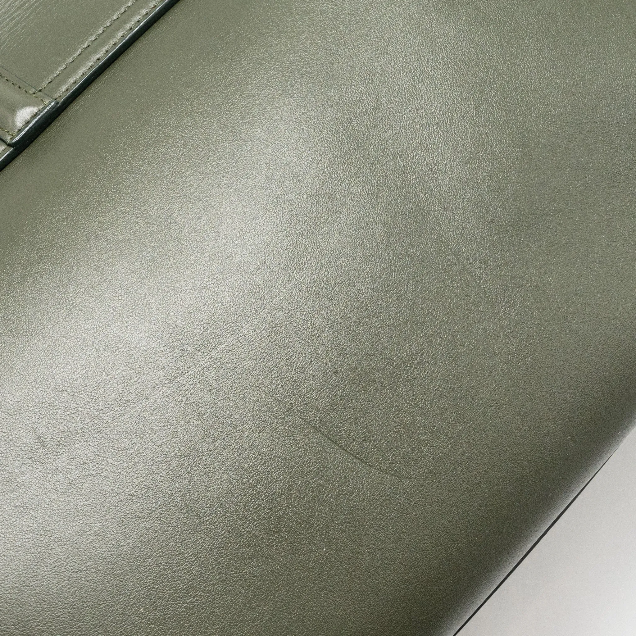 Celine Large Soft 16 Bag Smooth Calfskin Dark Green GHW