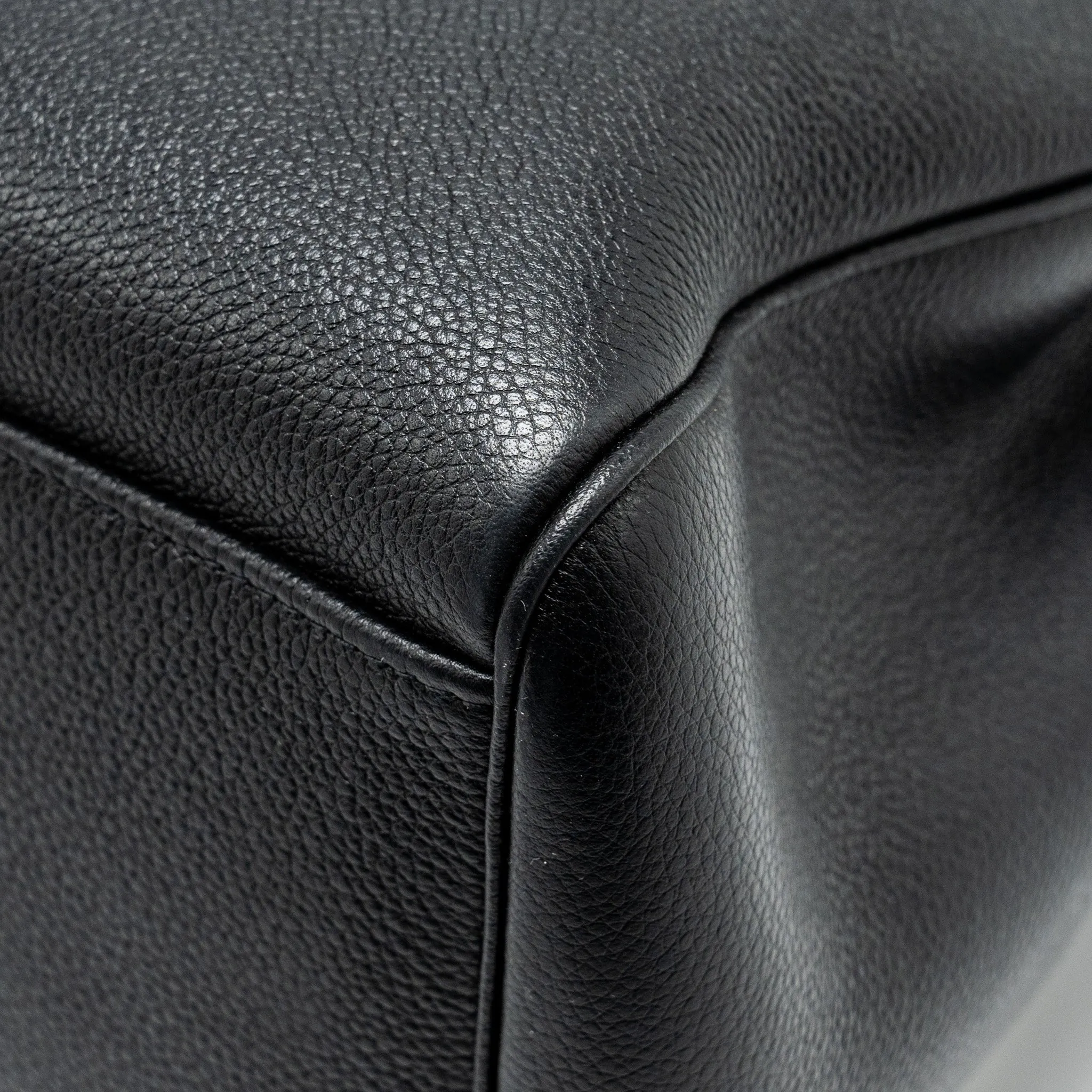 Celine Medium Soft 16 Bag Grained Calfskin Black GHW