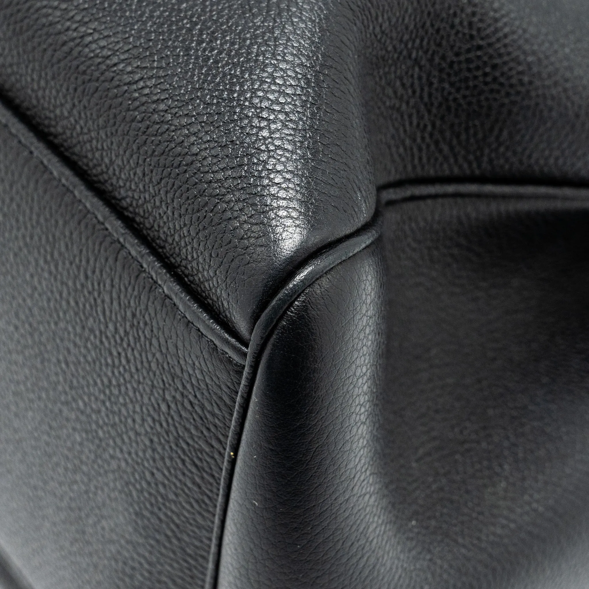 Celine Medium Soft 16 Bag Grained Calfskin Black GHW
