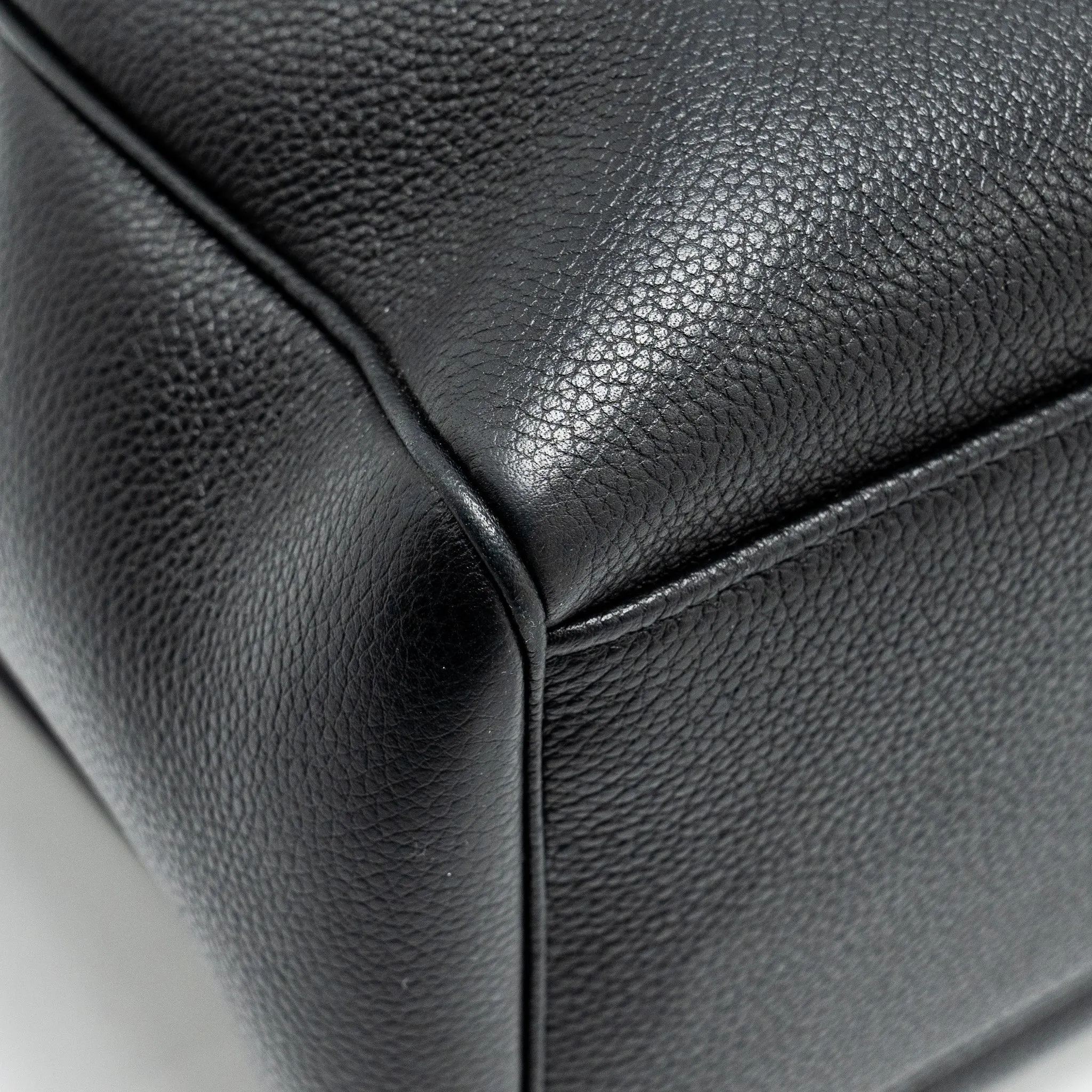 Celine Medium Soft 16 Bag Grained Calfskin Black GHW