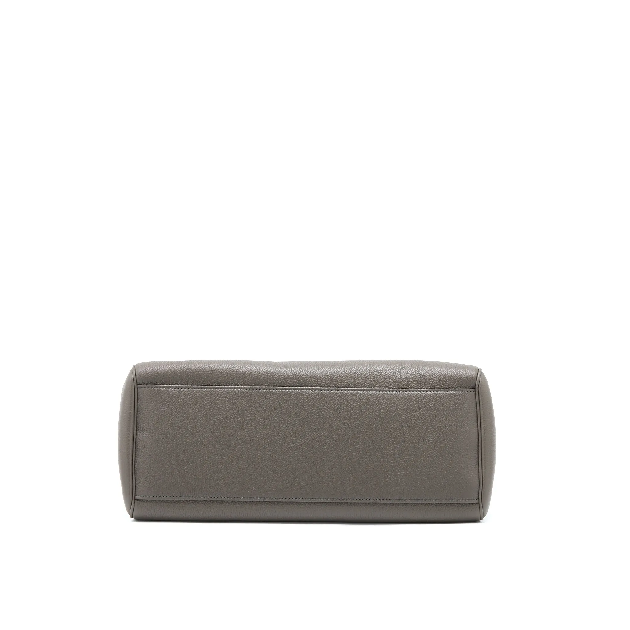 Celine Medium Soft 16 Bag Grained Calfskin Dark Grey GHW