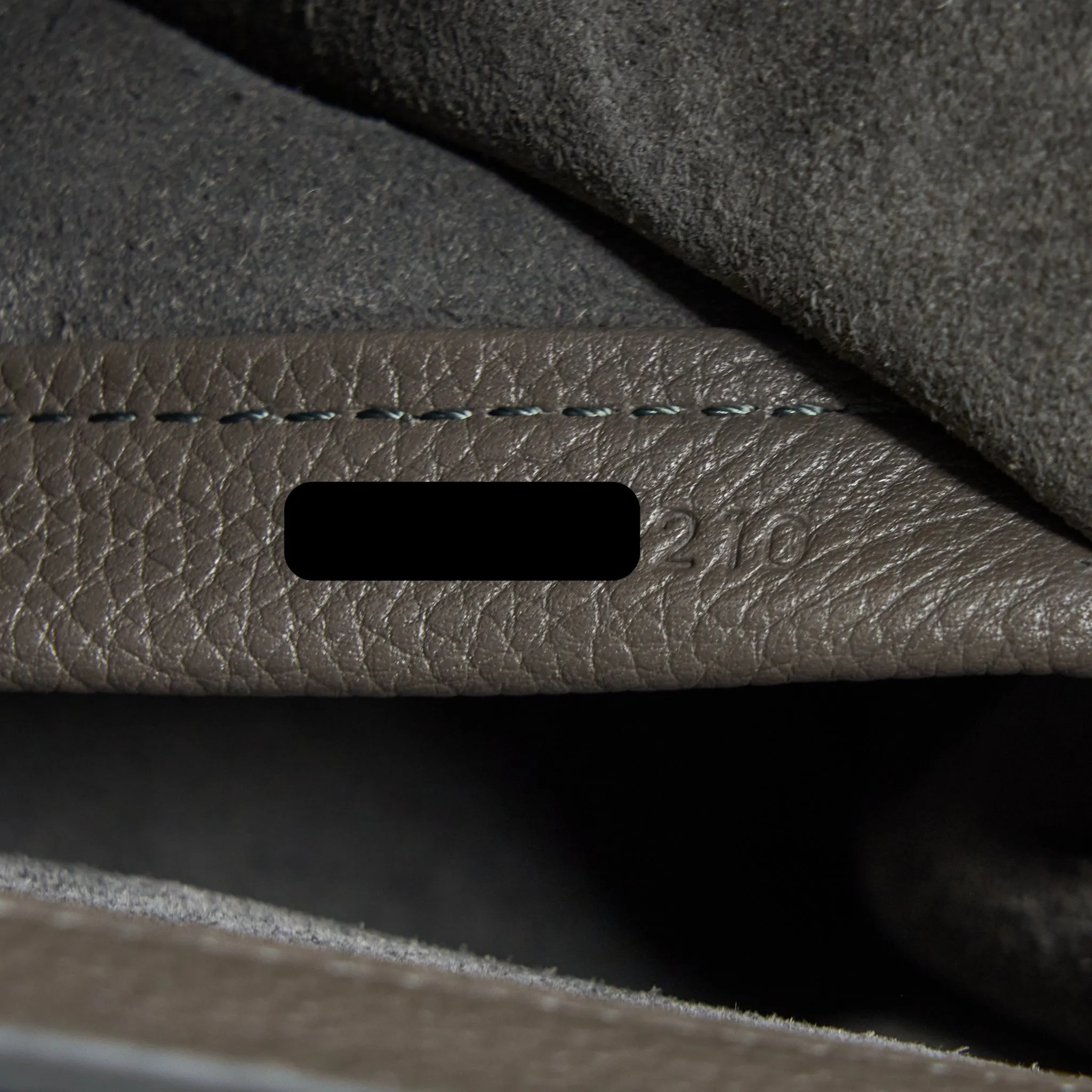 Celine Medium Soft 16 Bag Grained Calfskin Dark Grey GHW