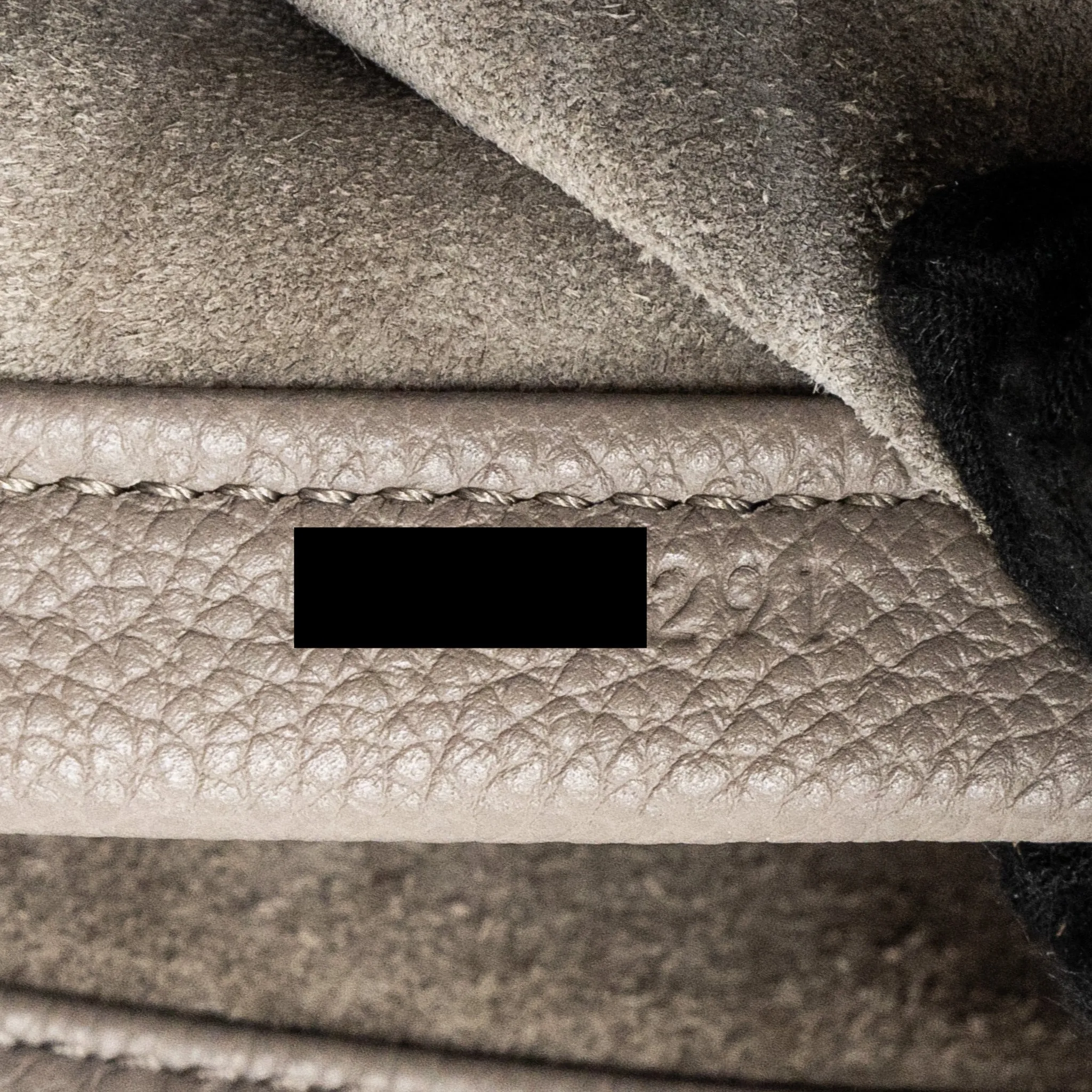 Celine Medium Soft 16 Bag Grained Calfskin Grey GHW