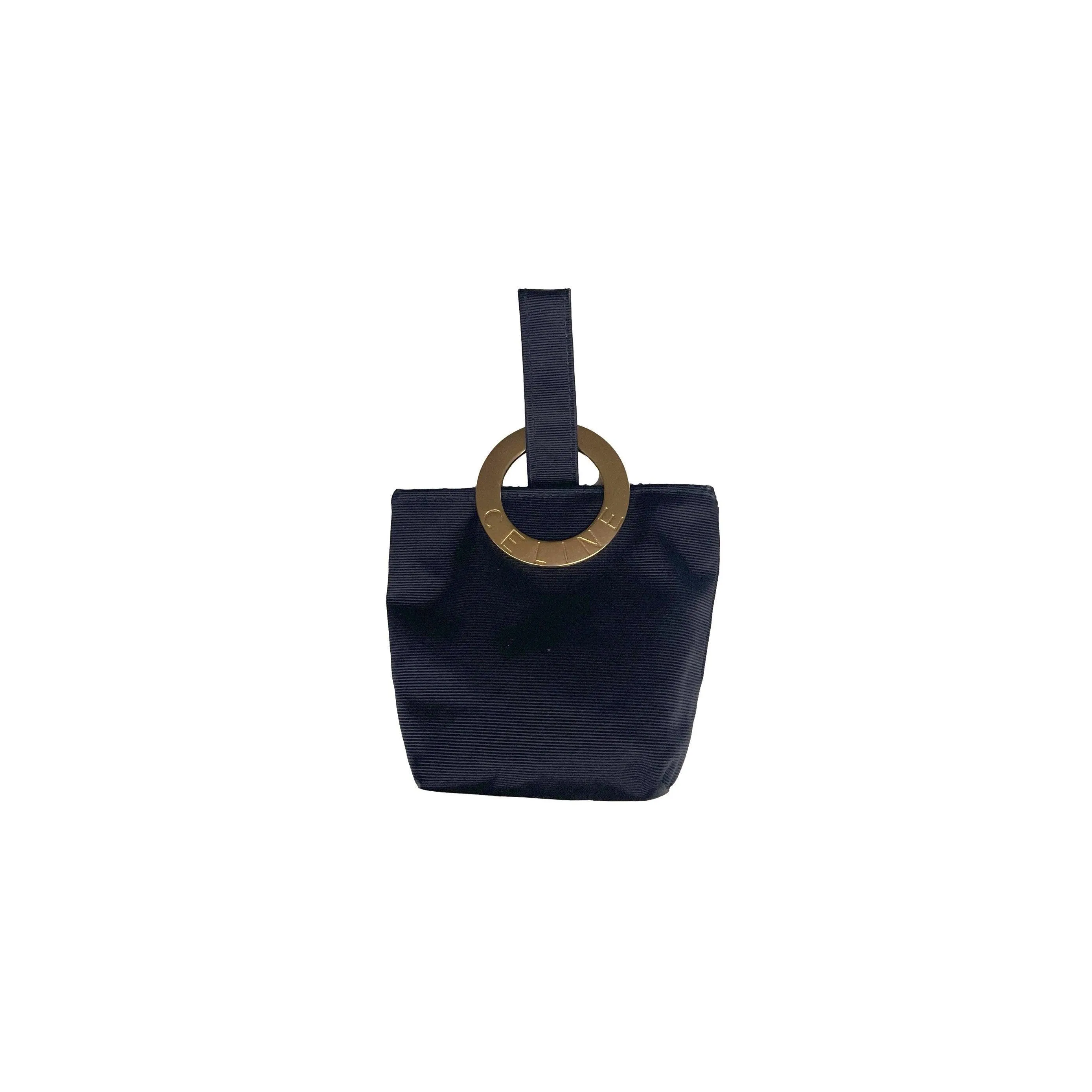Celine Navy Micro Top Handle
