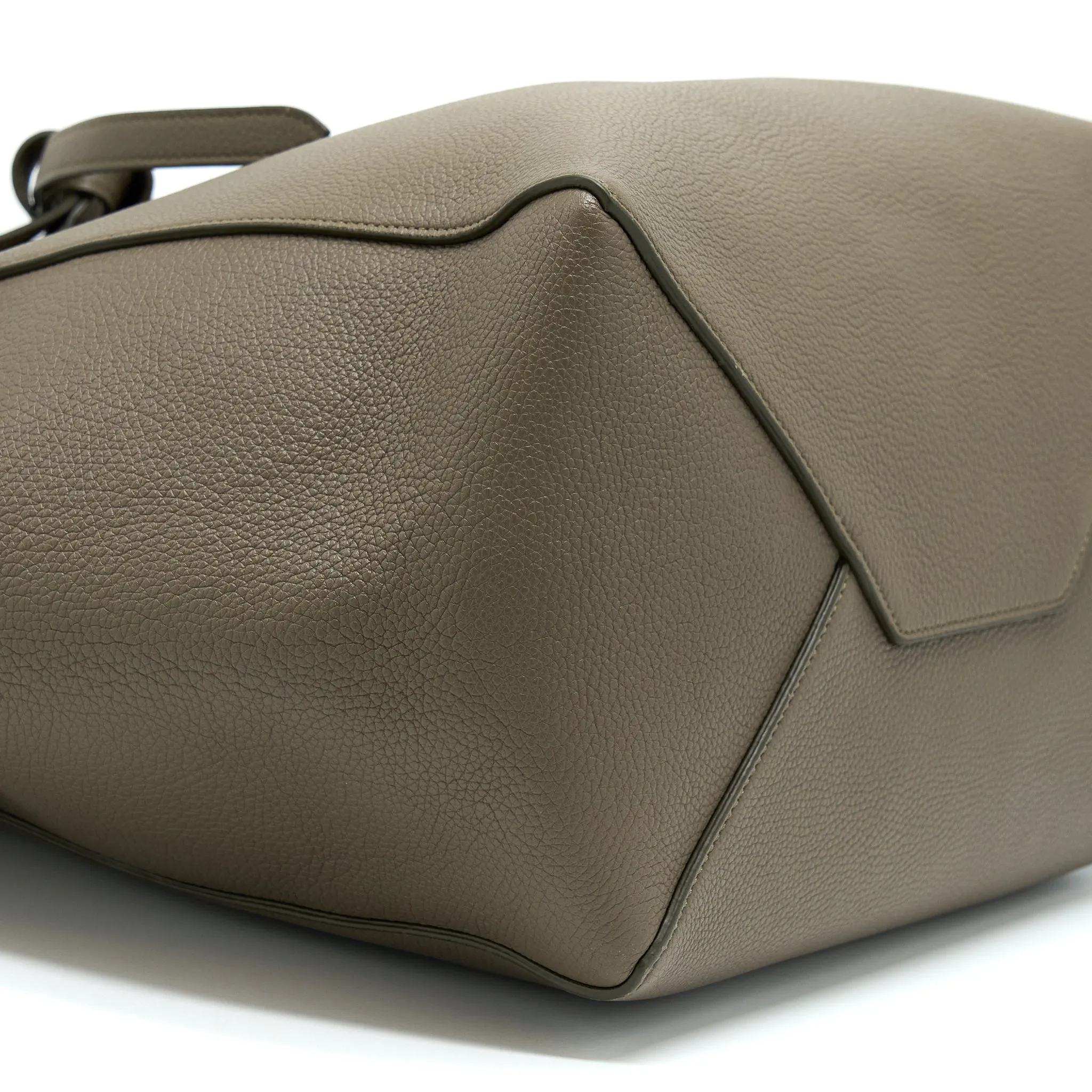Celine Small Cabas Phantom Soft Grained Calfskin Grey GHW