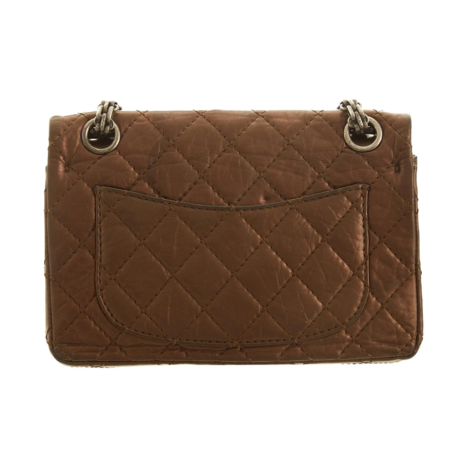 Chanel Bronze Quilted Chain Reissue Flap Bag