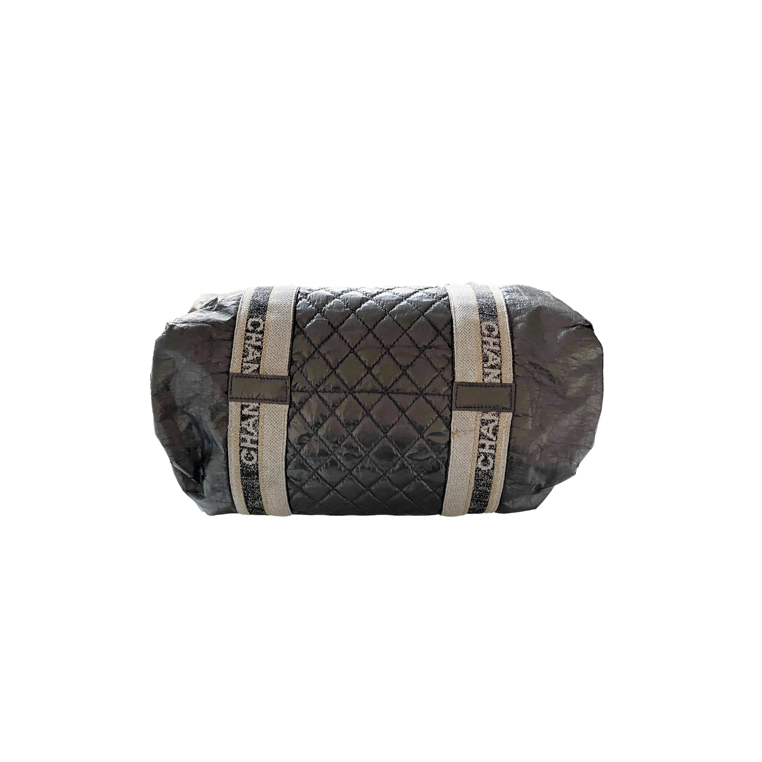 Chanel Gunmetal Mini Barrel Bag