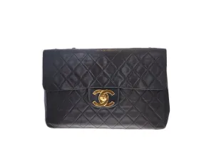 Chanel Lambskin Vintage Classic Maxi Single Flap Bag