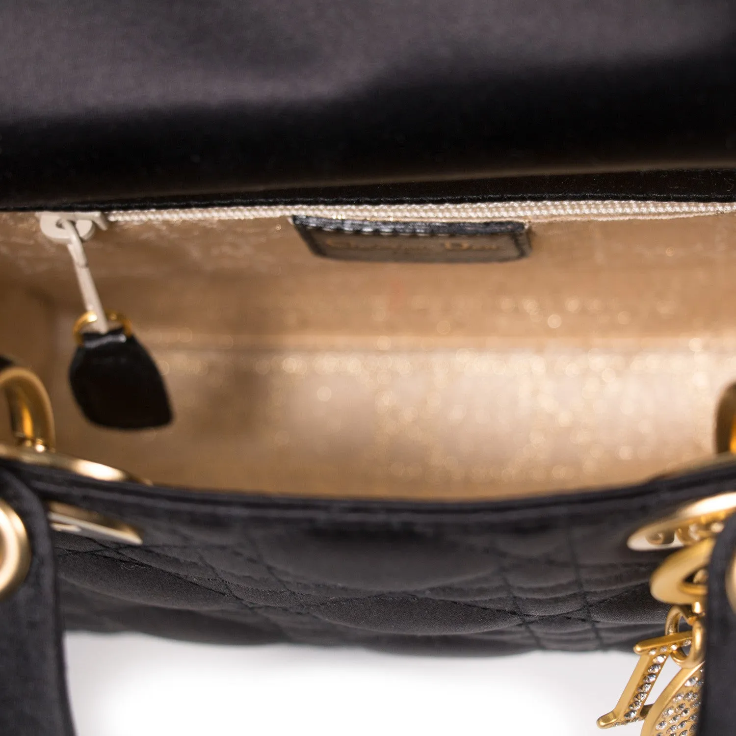 Christian Dior Satin Micro Lady Dior