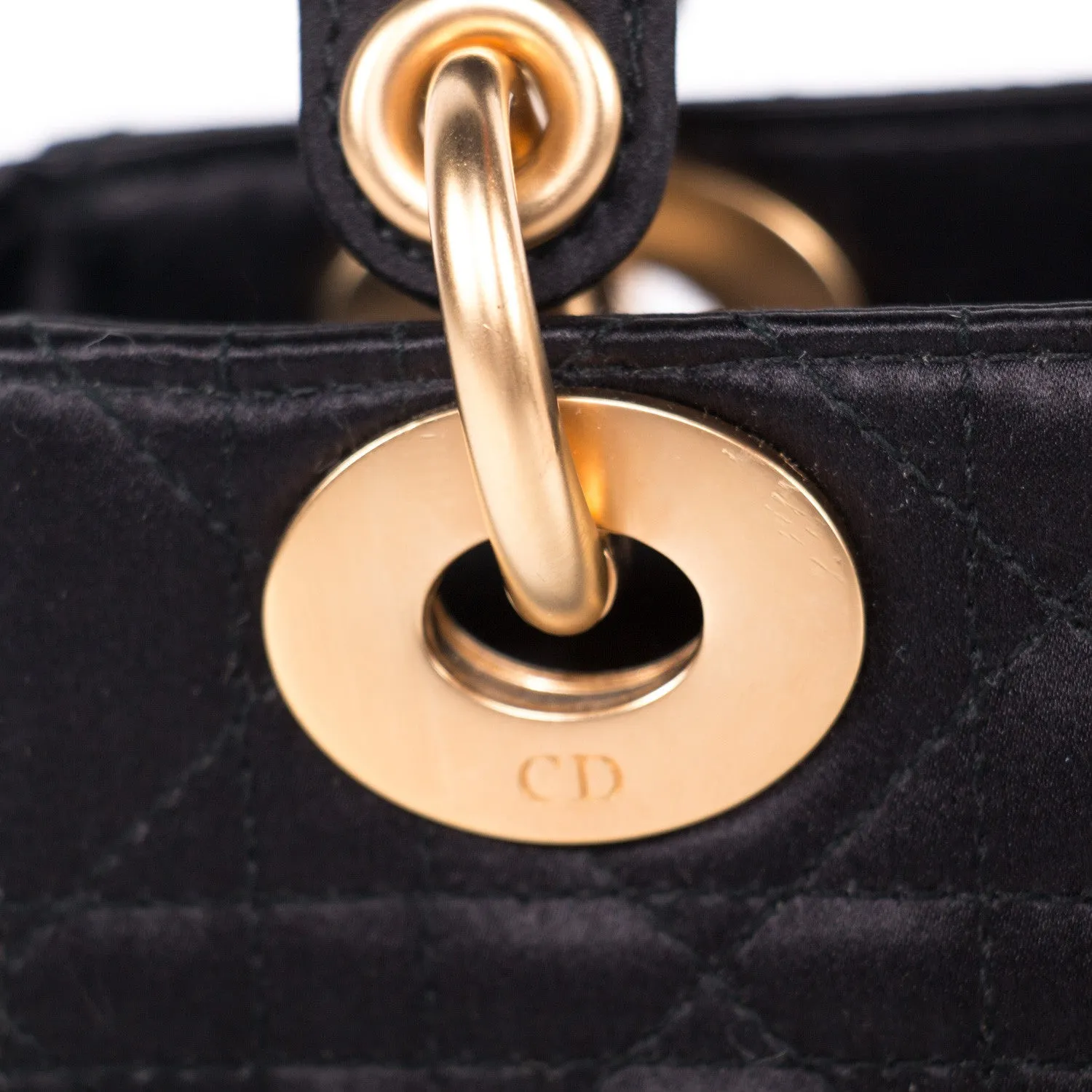 Christian Dior Satin Micro Lady Dior
