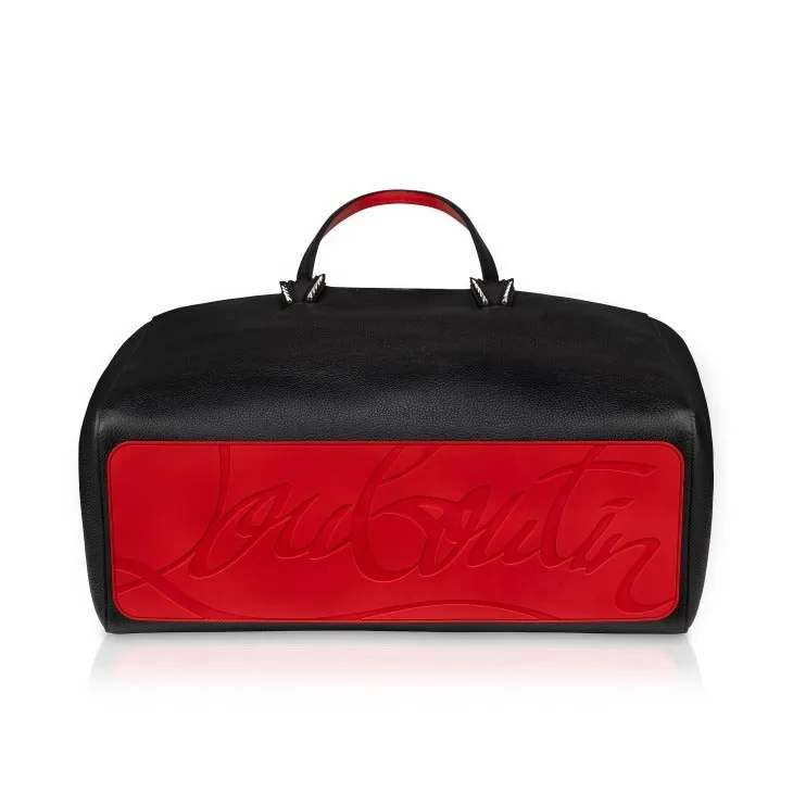 Christian Louboutin Cabata Soft Large Calf Empire Tote Bag in Black/Gun Metal | In-Store Only