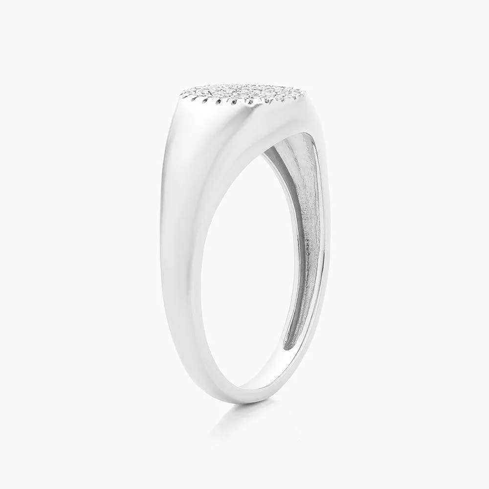 Circle Signet Statement Ring