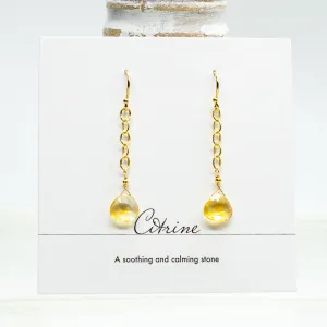 Citrine Regal Earrings