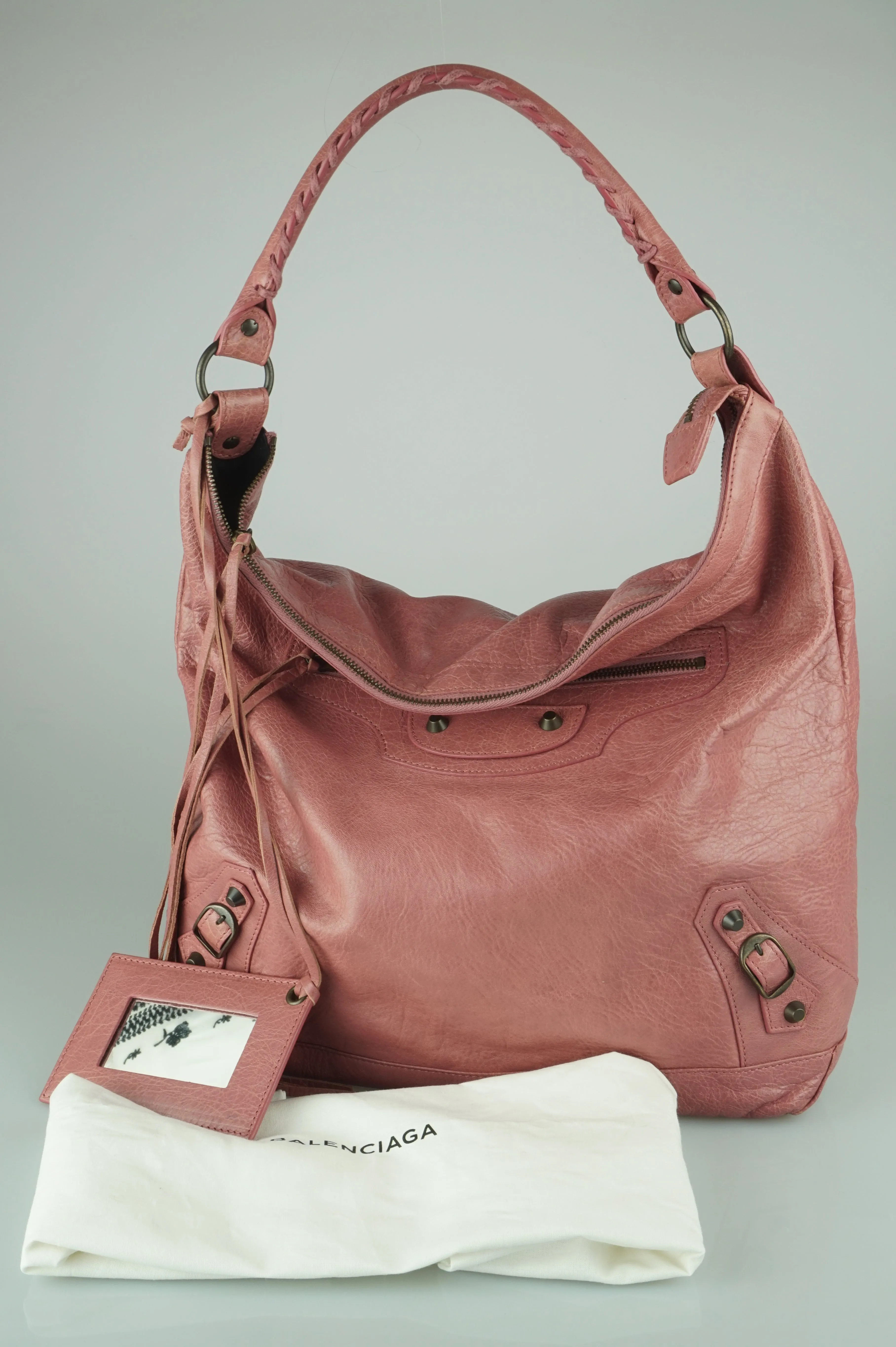 Classic day tote bag in pink