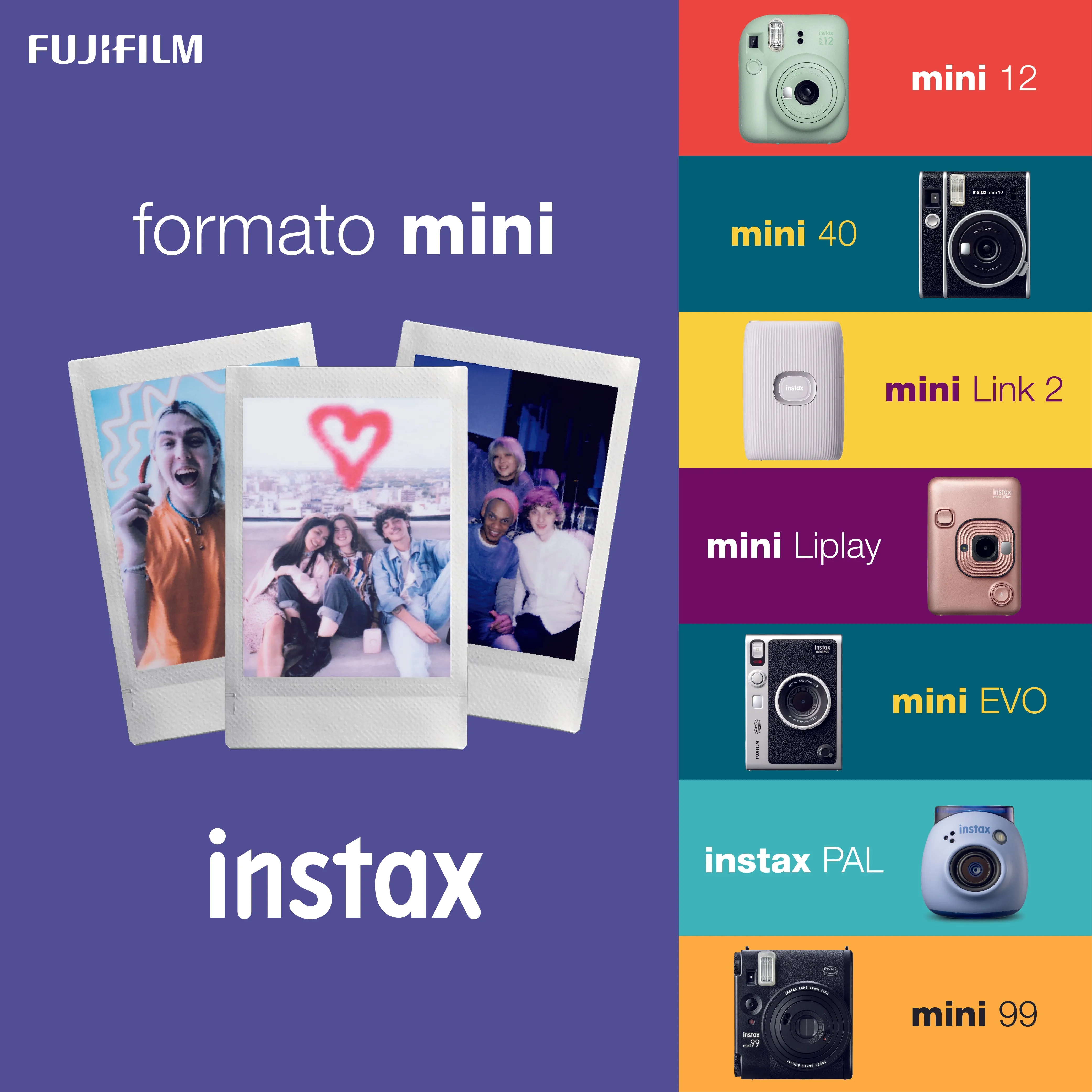 Cámara Fujifilm Instax Mini LiPlay Verde
