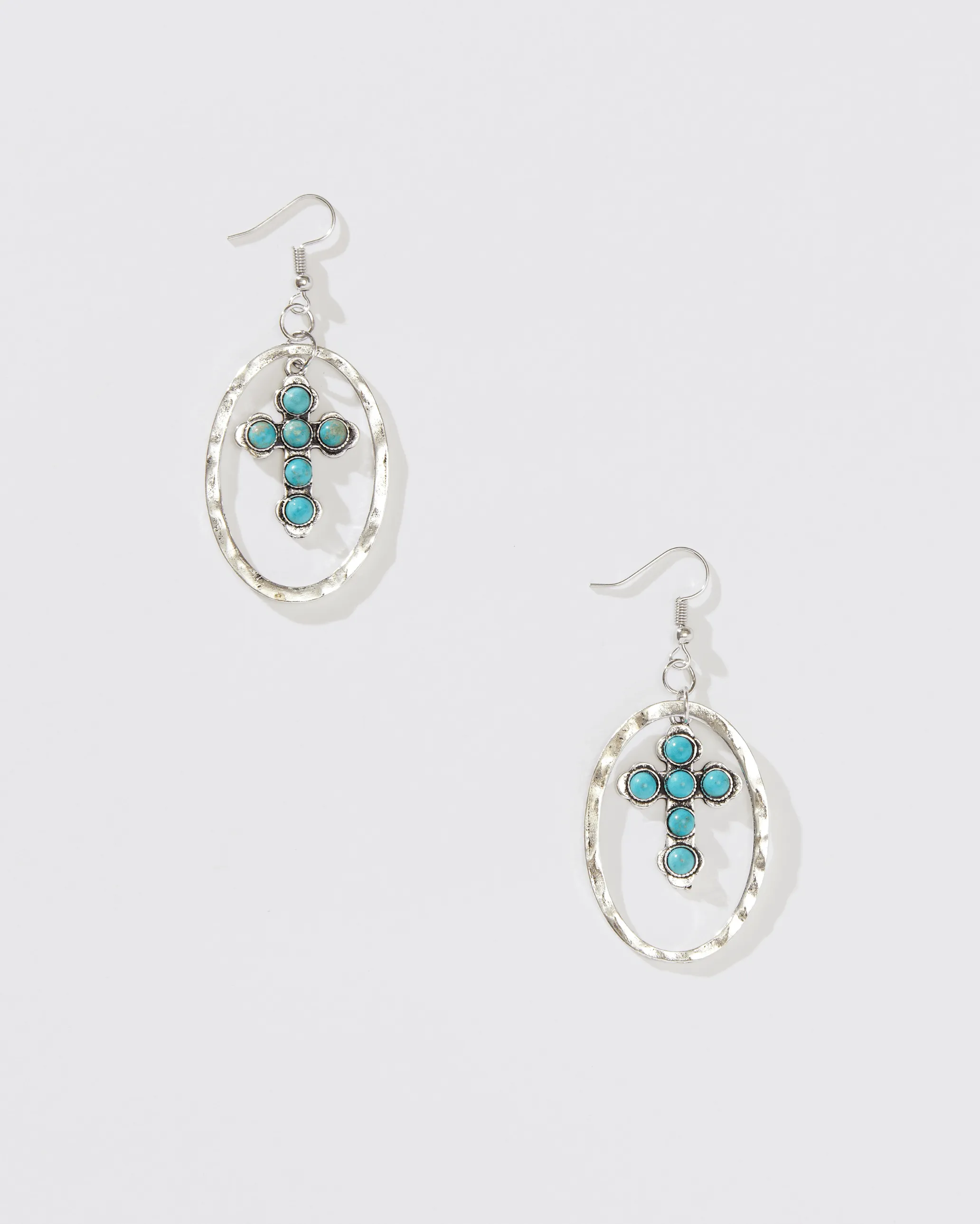 COASTAL CROSS EARRING