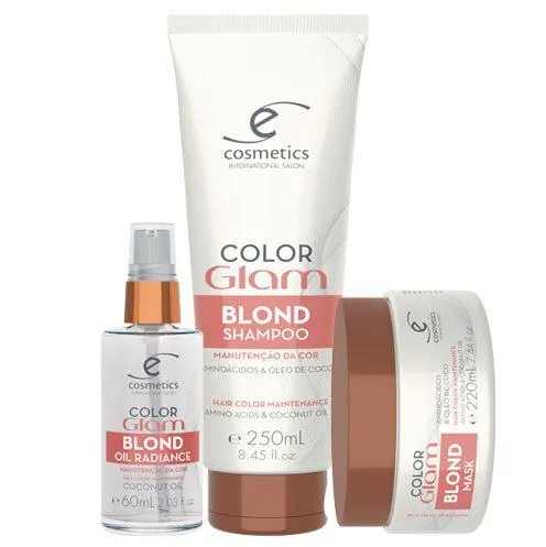 Color Glam Blond Bleached Colored Hydration Treatment Kit 3 Prod. - Ecosmetics