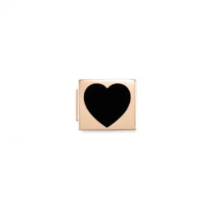 Composable Glam Link Heart Black