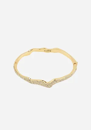 CONNECT recycled crystal bracelet gold-plated - Gold Plated