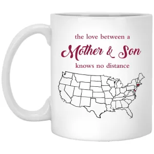 Connecticut Delaware The Love Between Mother And Son Mug