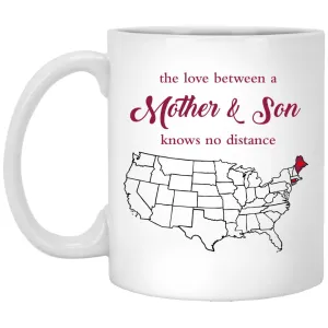 Connecticut Maine The Love Between Mother And Son Mug