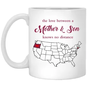 Connecticut Oregon The Love Between Mother And Son Mug