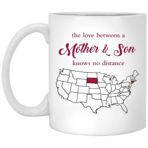 Connecticut South Dakota The Love Between Mother And Son Mug