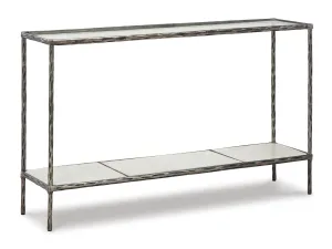 Contemporary Sofa Table in Antique Pewter