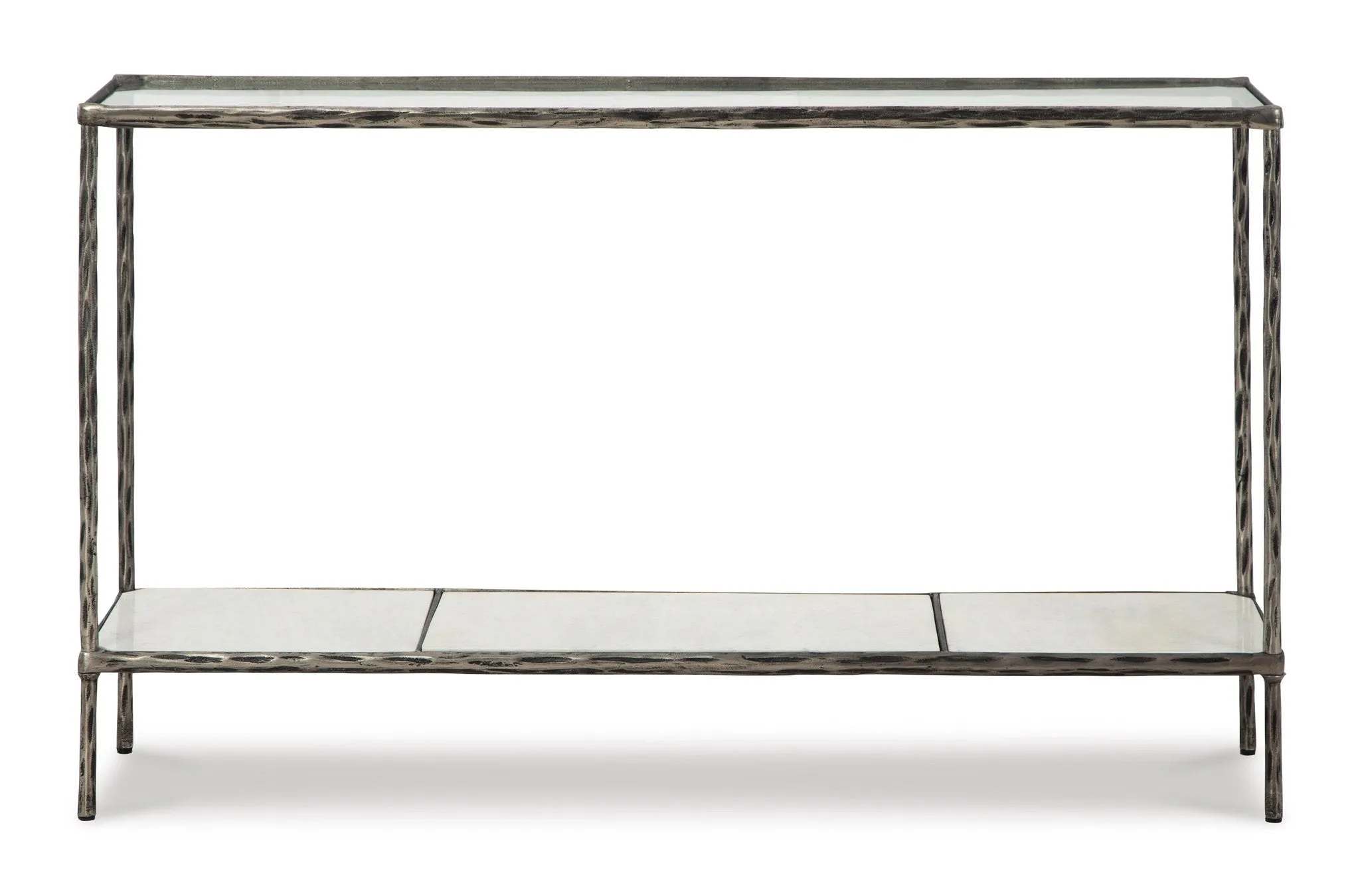 Contemporary Sofa Table in Antique Pewter