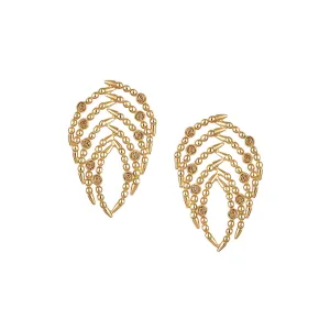 Coral reef statement earrings