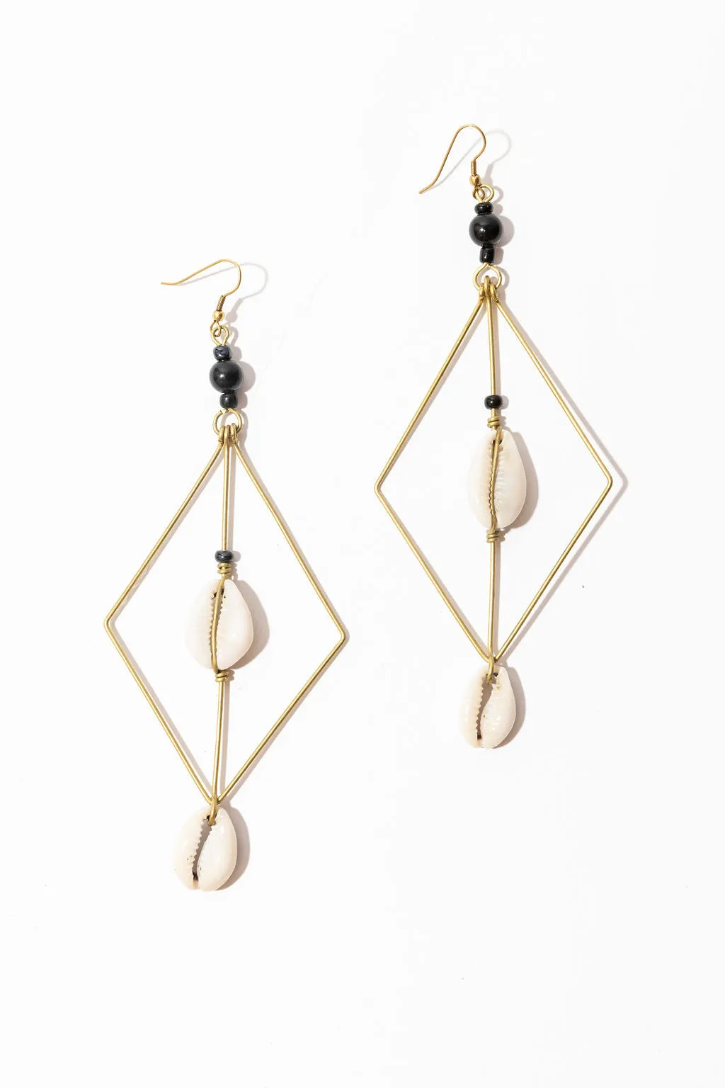 Cowrie Statement Earrings