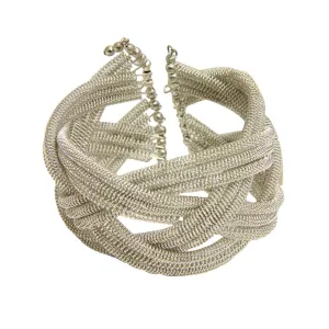 Crossed Statement Bracelet